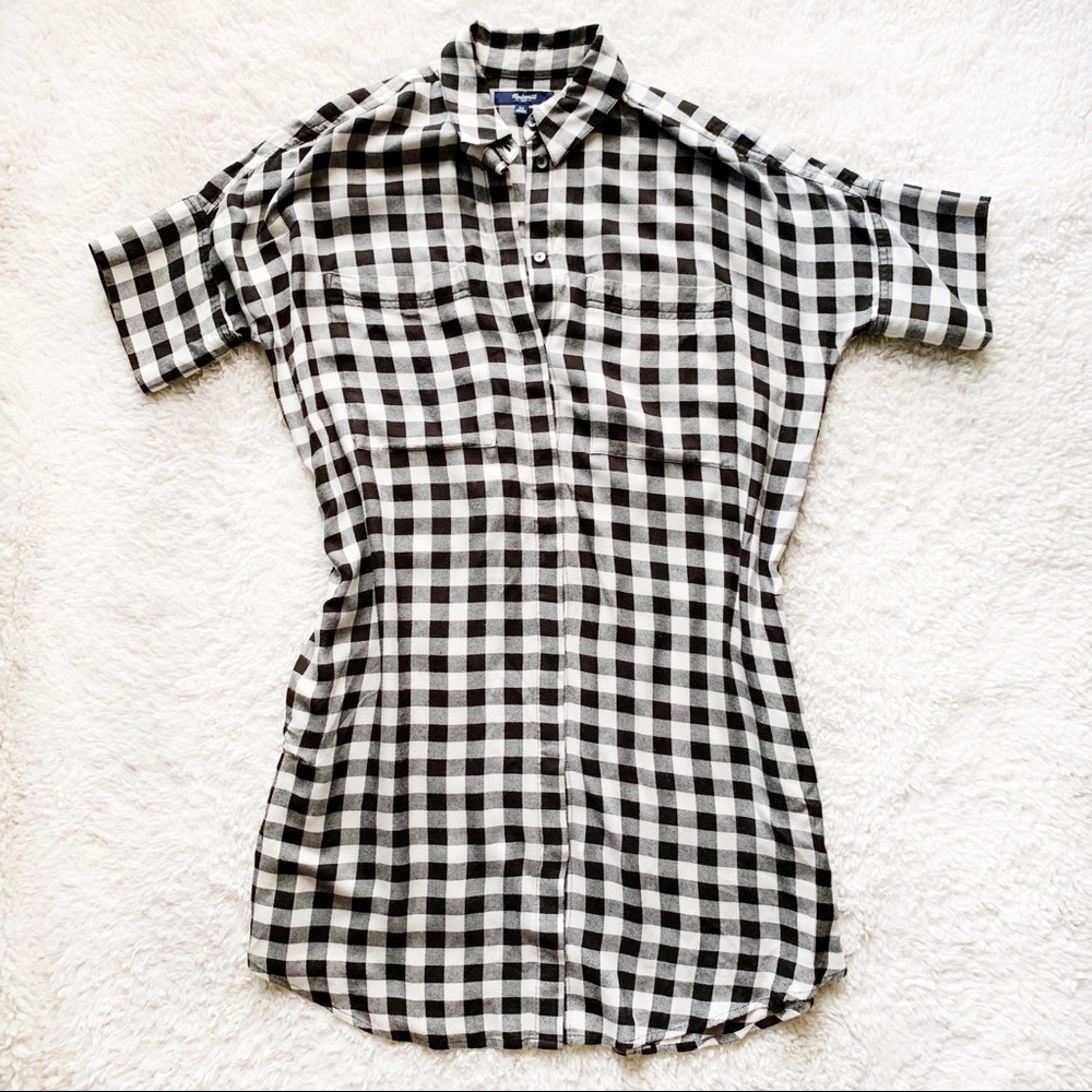 🌵 Madewell Checkered Courier Dress size XS 🌵 - Picture 2 of 8